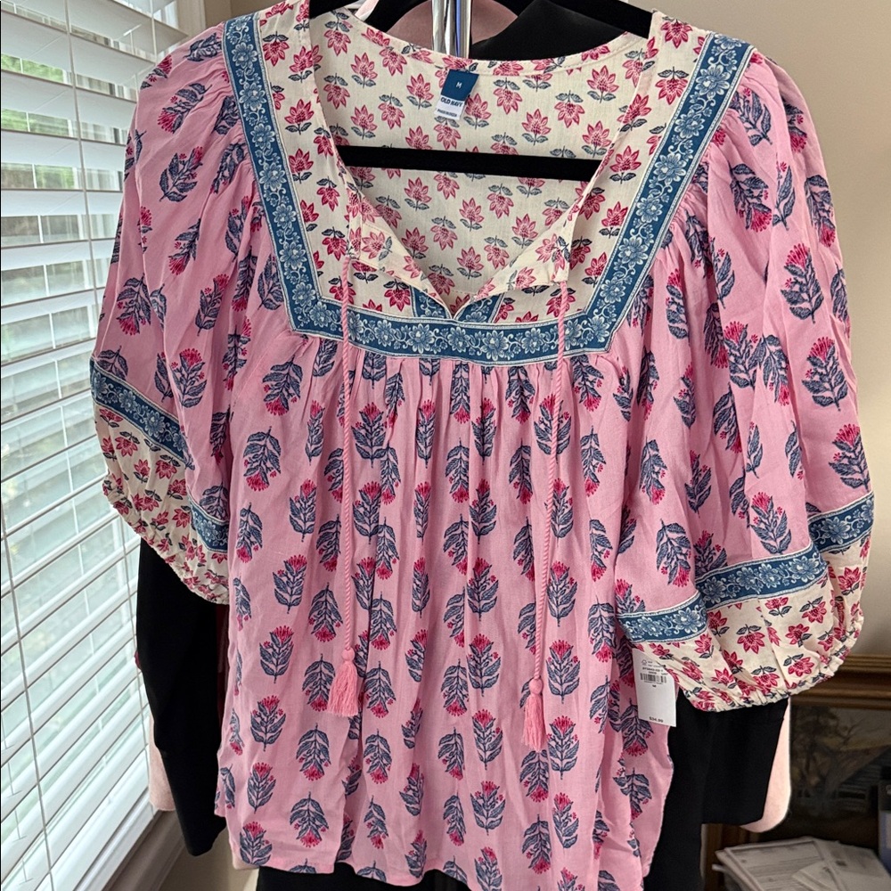 Floral Pink Women's Top